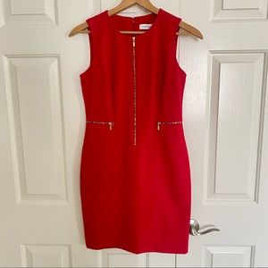 Red Calvin Klein Dress